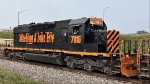 WE 7015 leads a shove on train Z641.